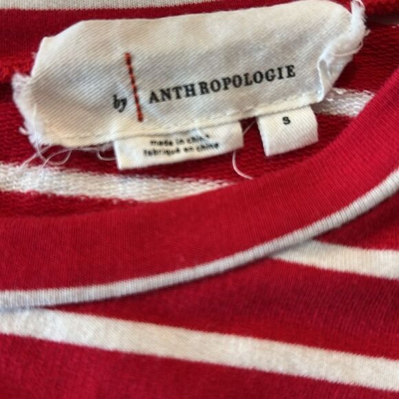 GUC Anthropologie Elias Striped Short Sleeve
Peplum Top (size Small) - Picture 4 of 8